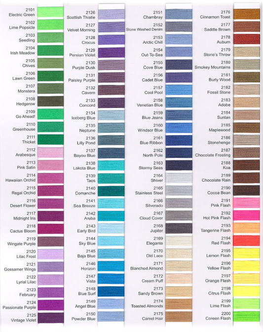 MAGNIFICO Color Card